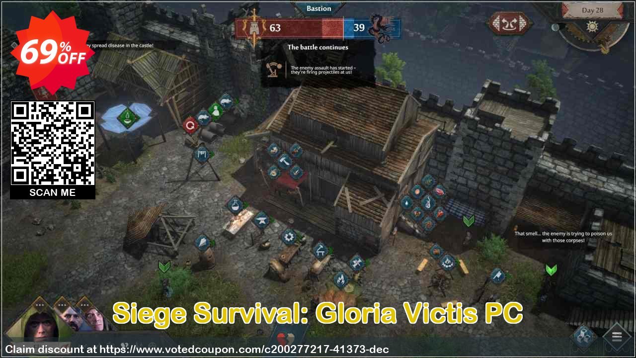 Siege Survival: Gloria Victis PC Coupon, discount Siege Survival: Gloria Victis PC Deal 2024 CDkeys. Promotion: Siege Survival: Gloria Victis PC Exclusive Sale offer 