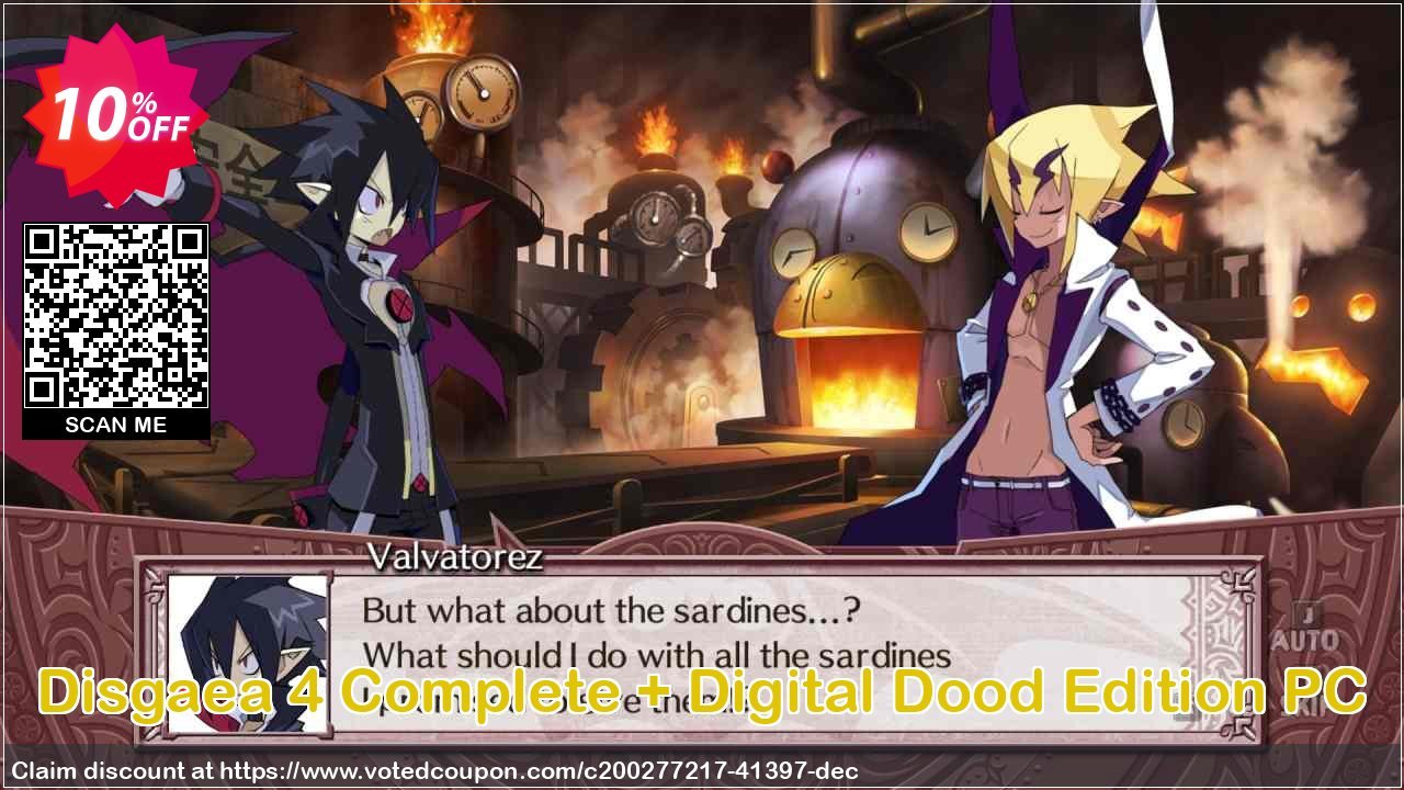 Disgaea 4 Complete + Digital Dood Edition PC Coupon, discount Disgaea 4 Complete + Digital Dood Edition PC Deal 2024 CDkeys. Promotion: Disgaea 4 Complete + Digital Dood Edition PC Exclusive Sale offer 