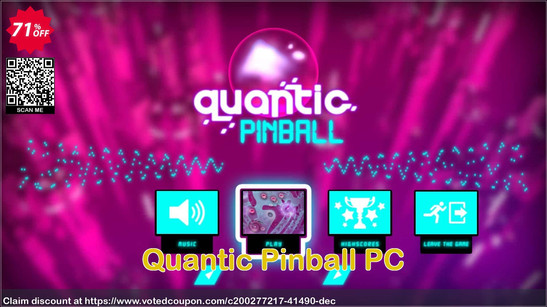 Quantic Pinball PC Coupon, discount Quantic Pinball PC Deal 2024 CDkeys. Promotion: Quantic Pinball PC Exclusive Sale offer 