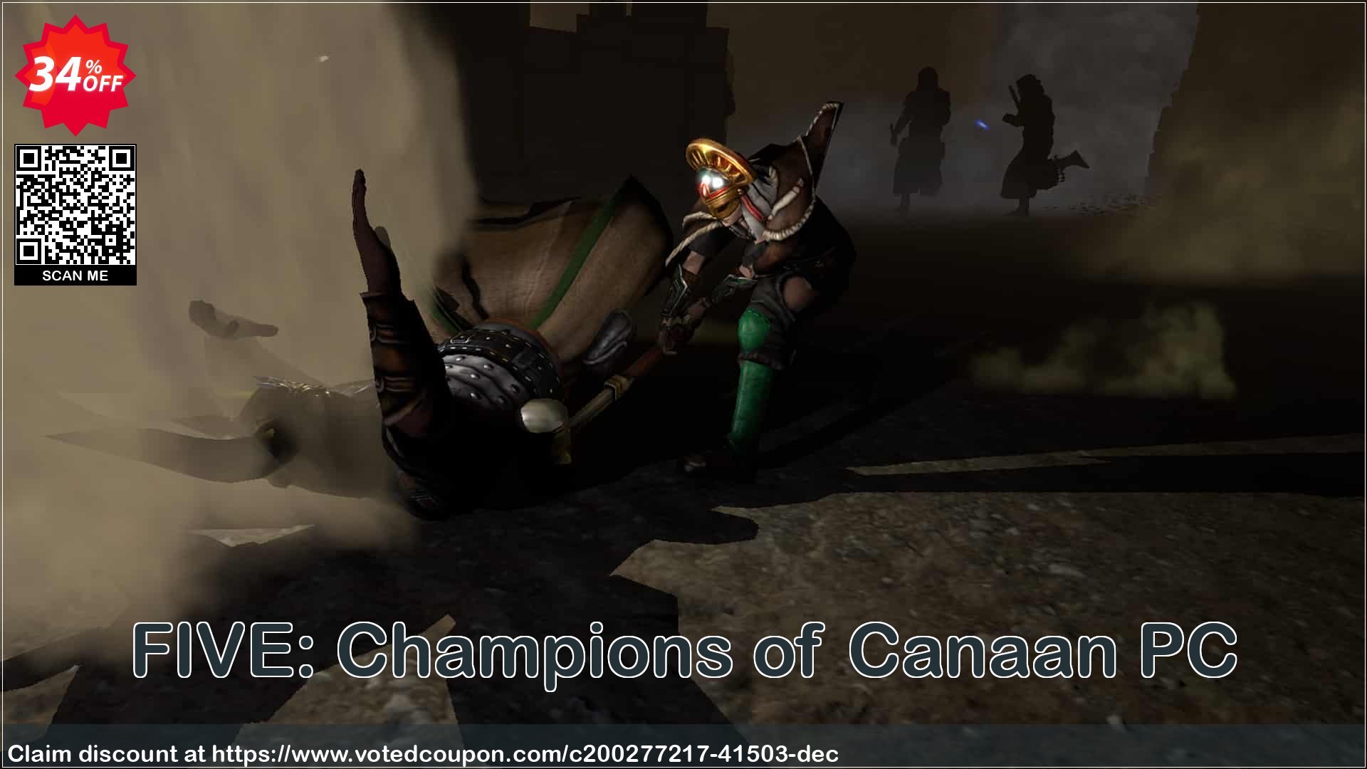 FIVE: Champions of Canaan PC Coupon Code May 2024, 34% OFF - VotedCoupon