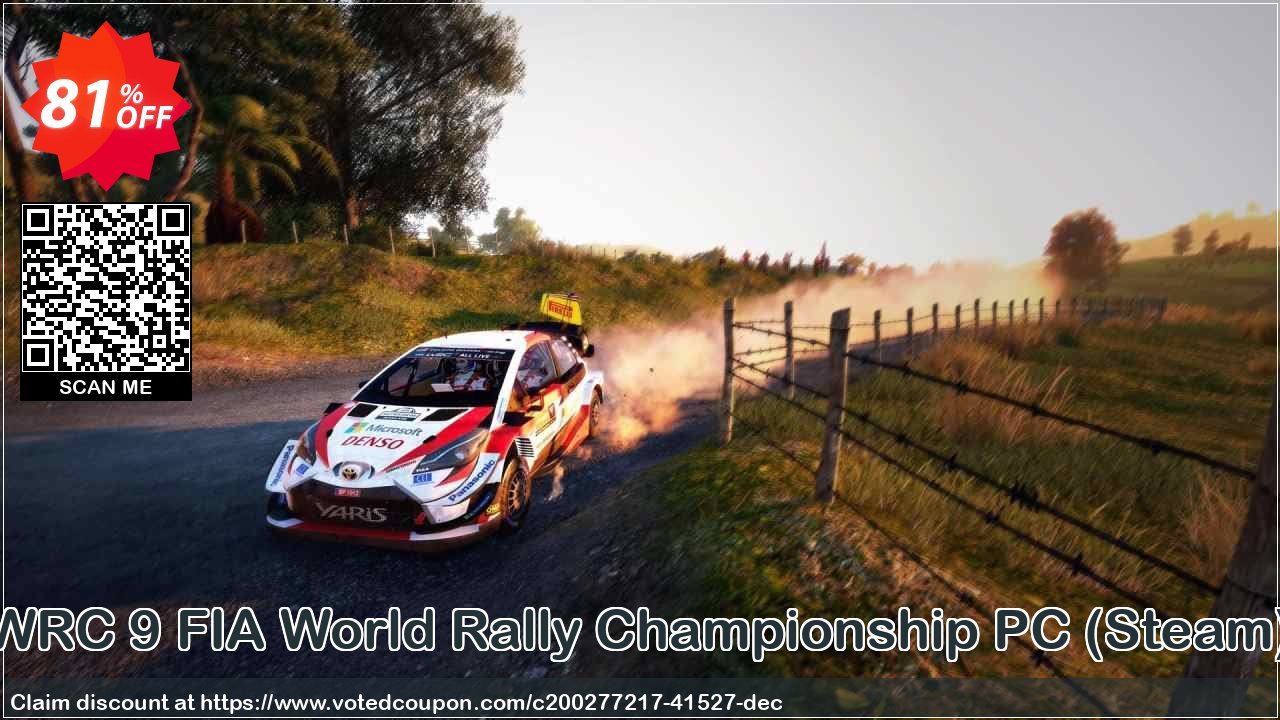 WRC 9 FIA World Rally Championship PC, Steam  Coupon, discount WRC 9 FIA World Rally Championship PC (Steam) Deal 2024 CDkeys. Promotion: WRC 9 FIA World Rally Championship PC (Steam) Exclusive Sale offer 