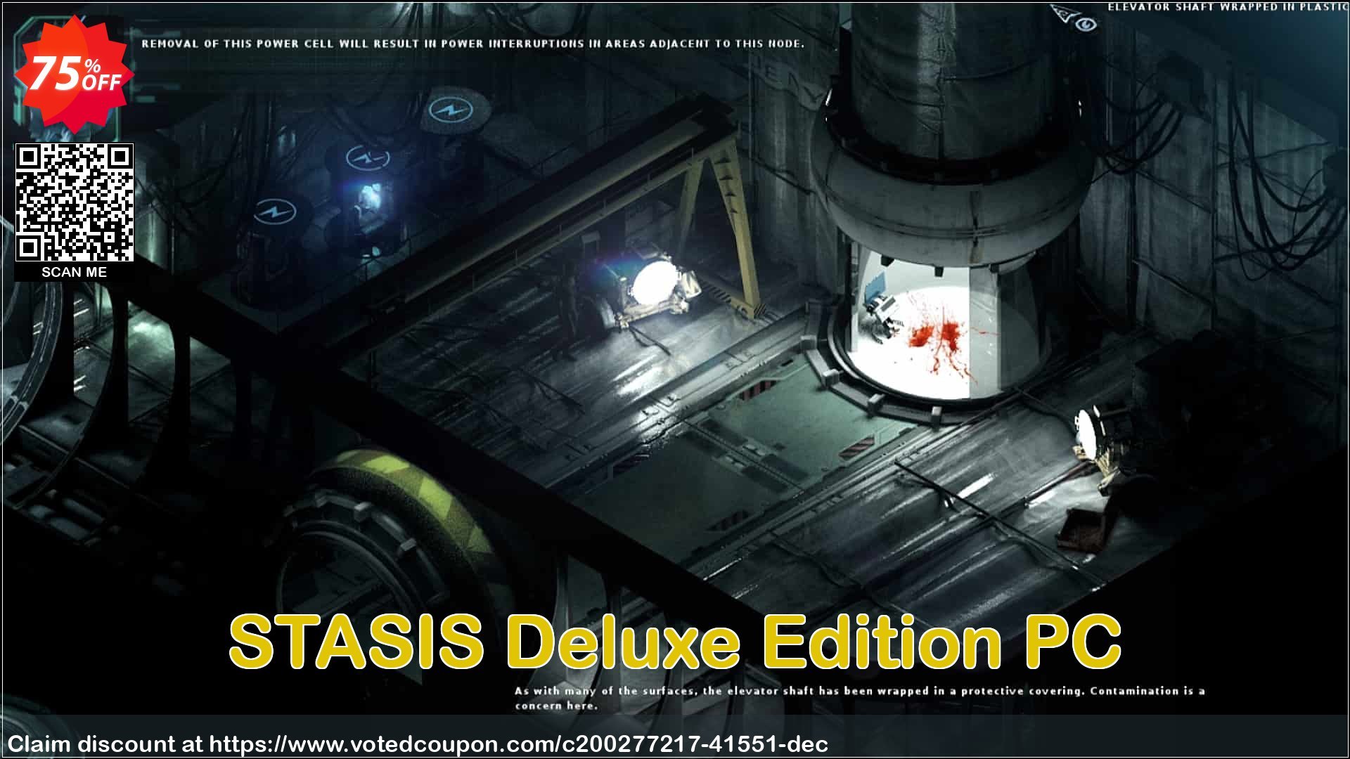 STASIS Deluxe Edition PC Coupon, discount STASIS Deluxe Edition PC Deal 2024 CDkeys. Promotion: STASIS Deluxe Edition PC Exclusive Sale offer 