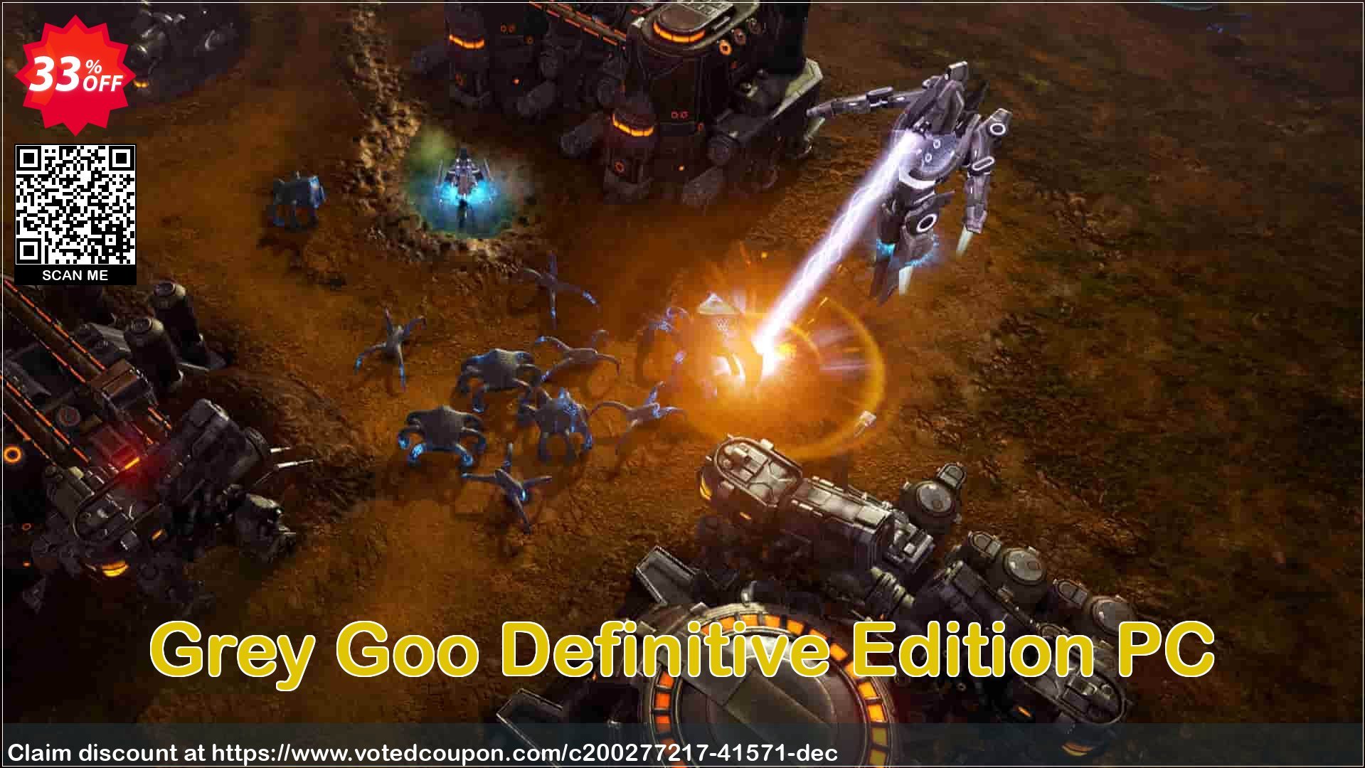 Grey Goo Definitive Edition PC Coupon, discount Grey Goo Definitive Edition PC Deal 2024 CDkeys. Promotion: Grey Goo Definitive Edition PC Exclusive Sale offer 