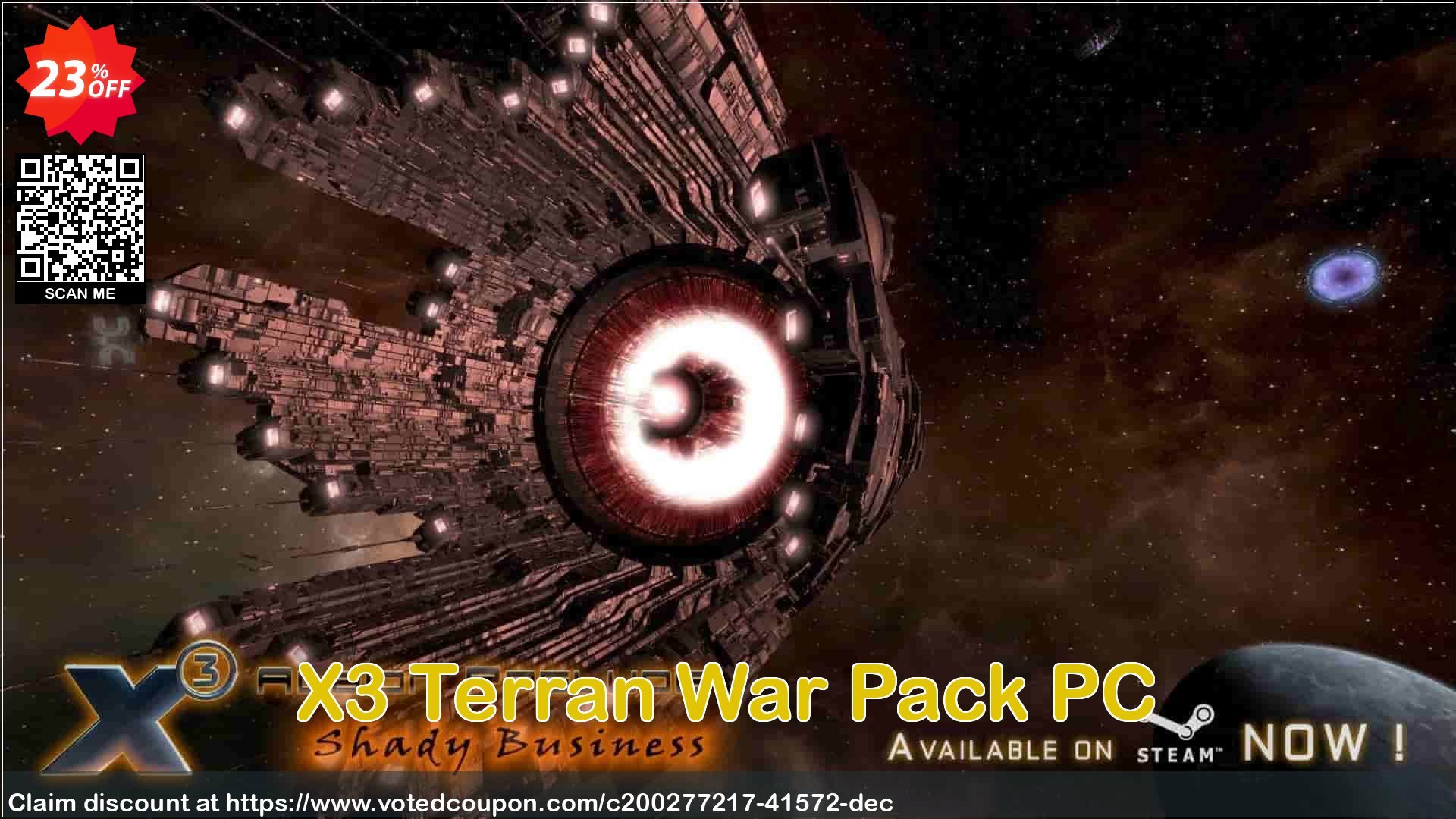 X3 Terran War Pack PC Coupon, discount X3 Terran War Pack PC Deal 2024 CDkeys. Promotion: X3 Terran War Pack PC Exclusive Sale offer 