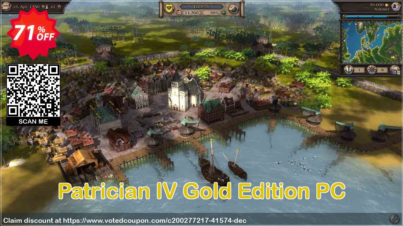 Patrician IV Gold Edition PC Coupon Code May 2024, 71% OFF - VotedCoupon