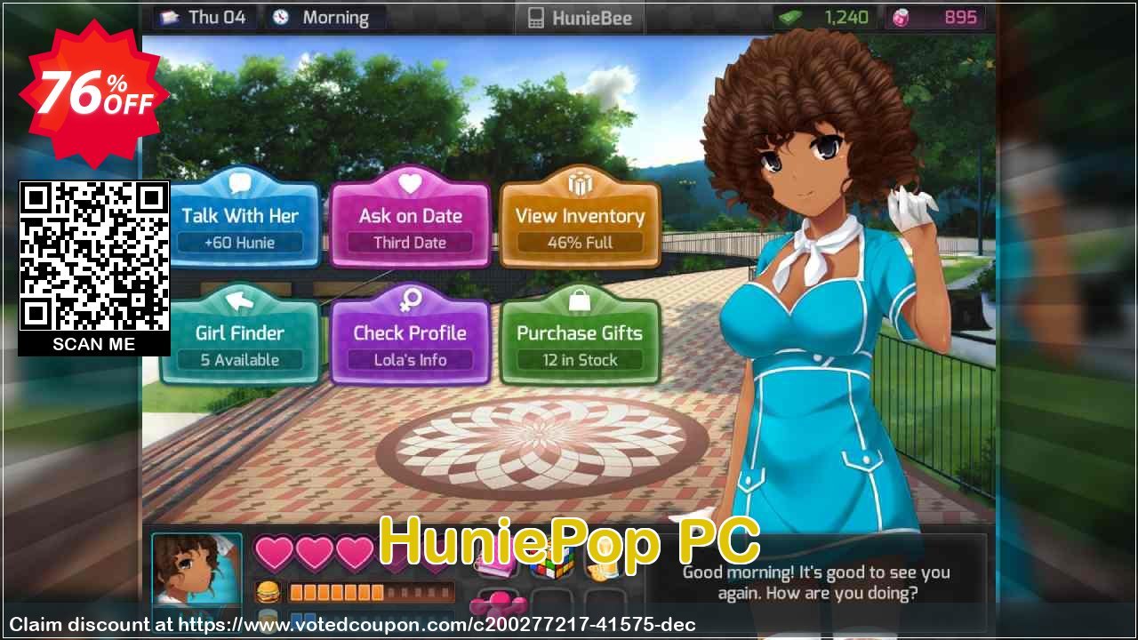 HuniePop PC Coupon, discount HuniePop PC Deal 2024 CDkeys. Promotion: HuniePop PC Exclusive Sale offer 