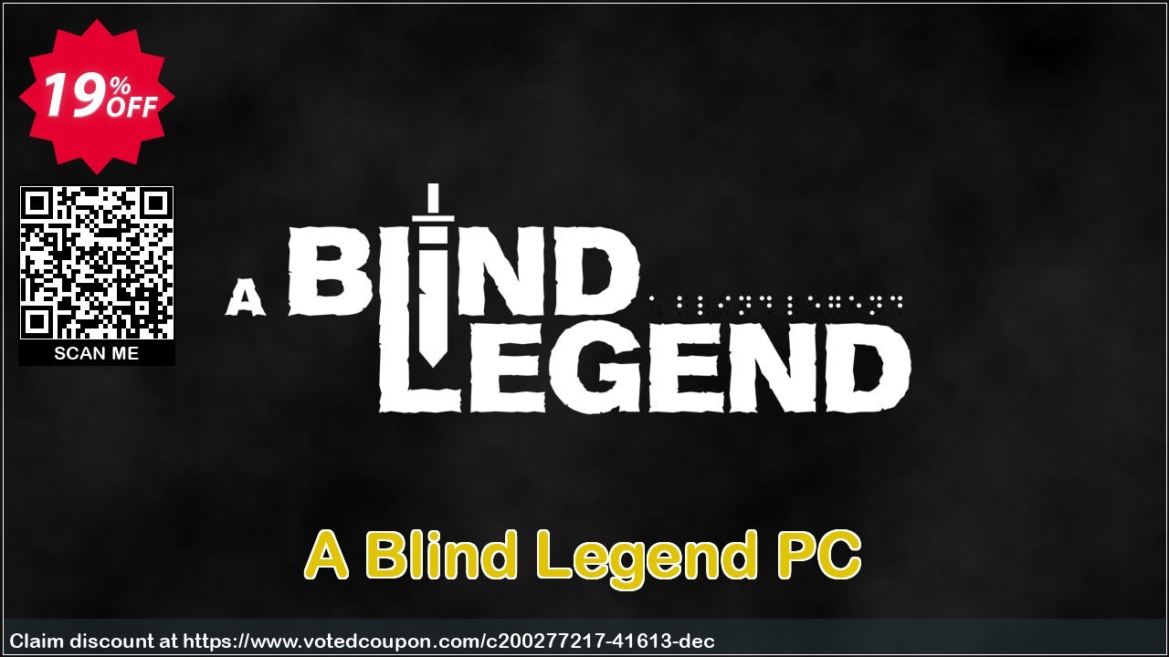 A Blind Legend PC Coupon, discount A Blind Legend PC Deal 2024 CDkeys. Promotion: A Blind Legend PC Exclusive Sale offer 
