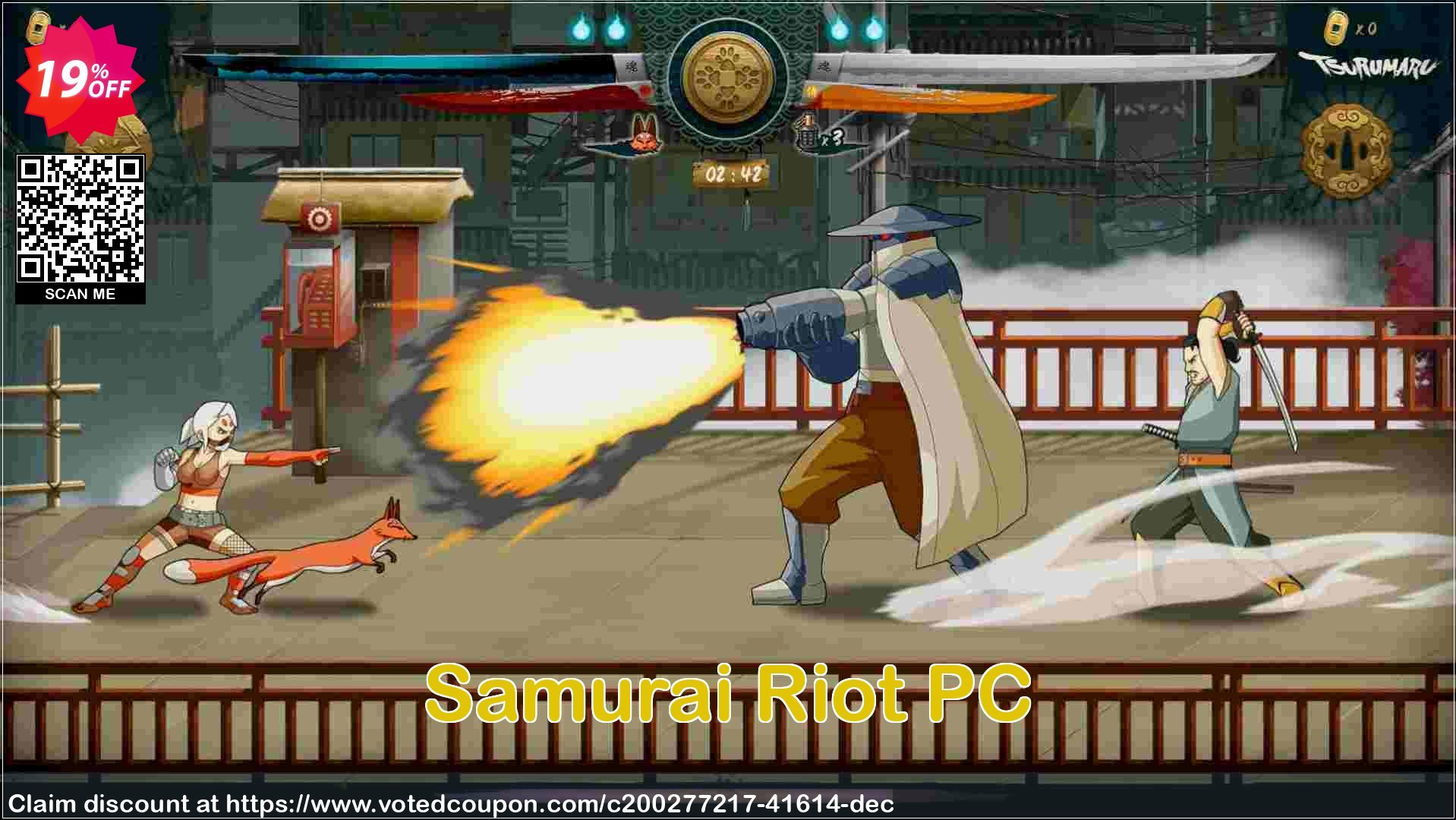 Samurai Riot PC Coupon, discount Samurai Riot PC Deal 2024 CDkeys. Promotion: Samurai Riot PC Exclusive Sale offer 