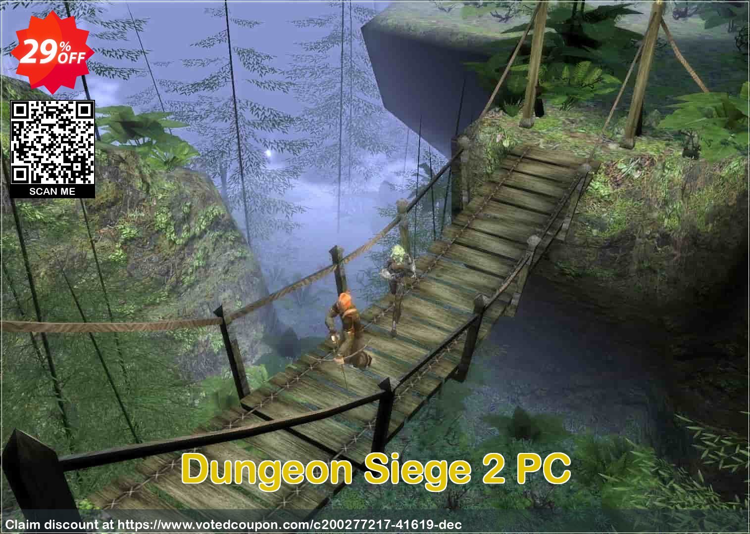 Dungeon Siege 2 PC Coupon, discount Dungeon Siege 2 PC Deal 2024 CDkeys. Promotion: Dungeon Siege 2 PC Exclusive Sale offer 