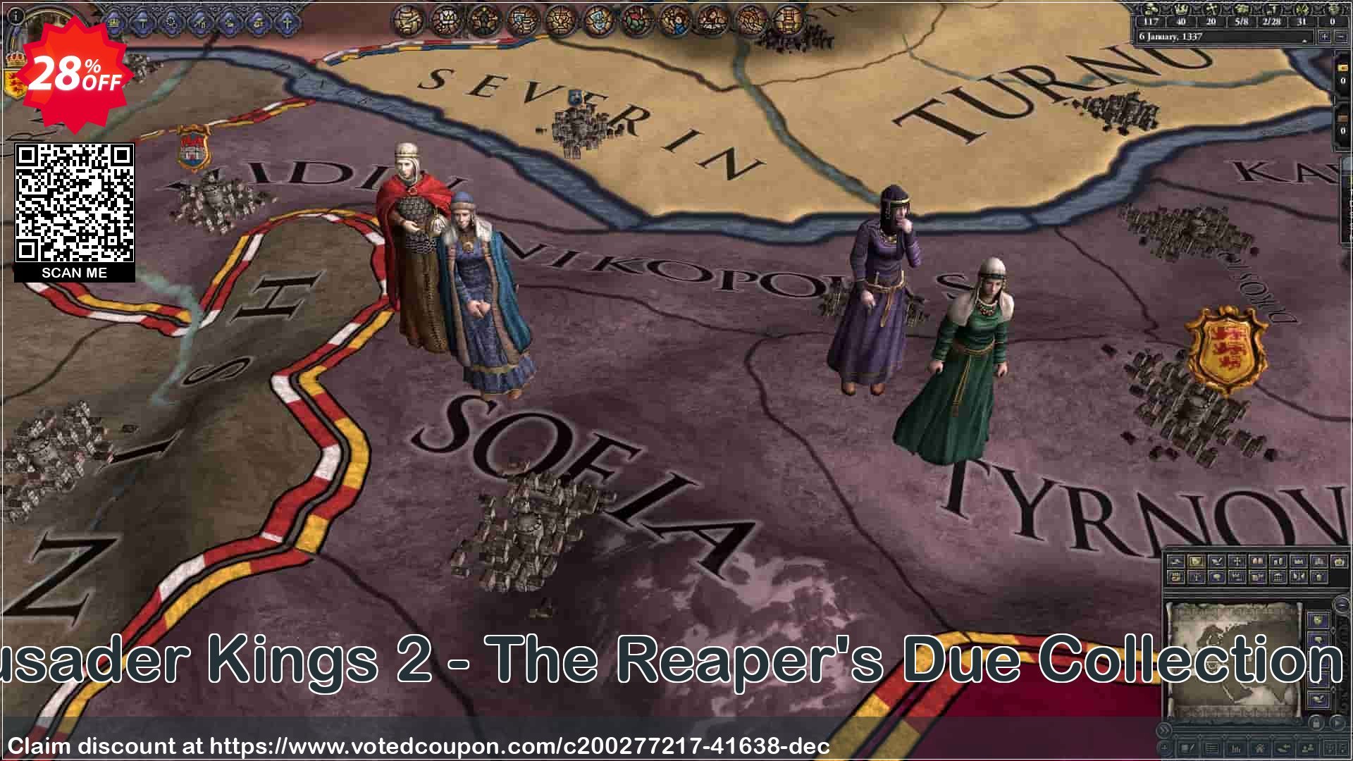 Crusader Kings 2 - The Reaper's Due Collection PC Coupon Code May 2024, 28% OFF - VotedCoupon