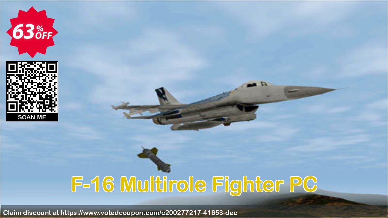 F-16 Multirole Fighter PC Coupon Code May 2024, 63% OFF - VotedCoupon