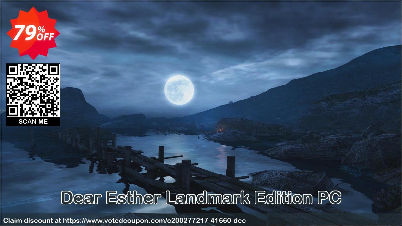 Dear Esther Landmark Edition PC Coupon, discount Dear Esther Landmark Edition PC Deal 2024 CDkeys. Promotion: Dear Esther Landmark Edition PC Exclusive Sale offer 