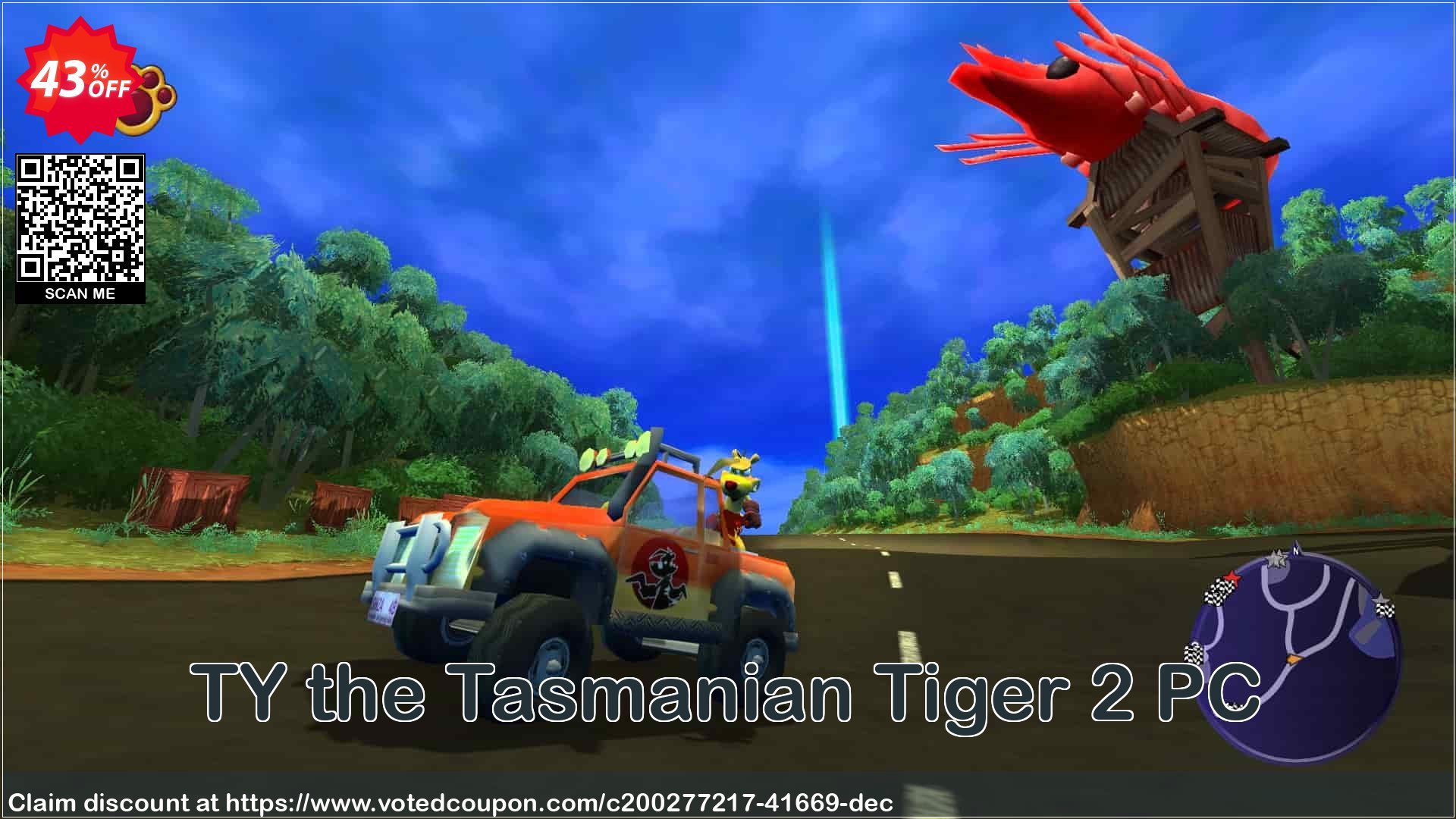 TY the Tasmanian Tiger 2 PC Coupon, discount TY the Tasmanian Tiger 2 PC Deal 2024 CDkeys. Promotion: TY the Tasmanian Tiger 2 PC Exclusive Sale offer 