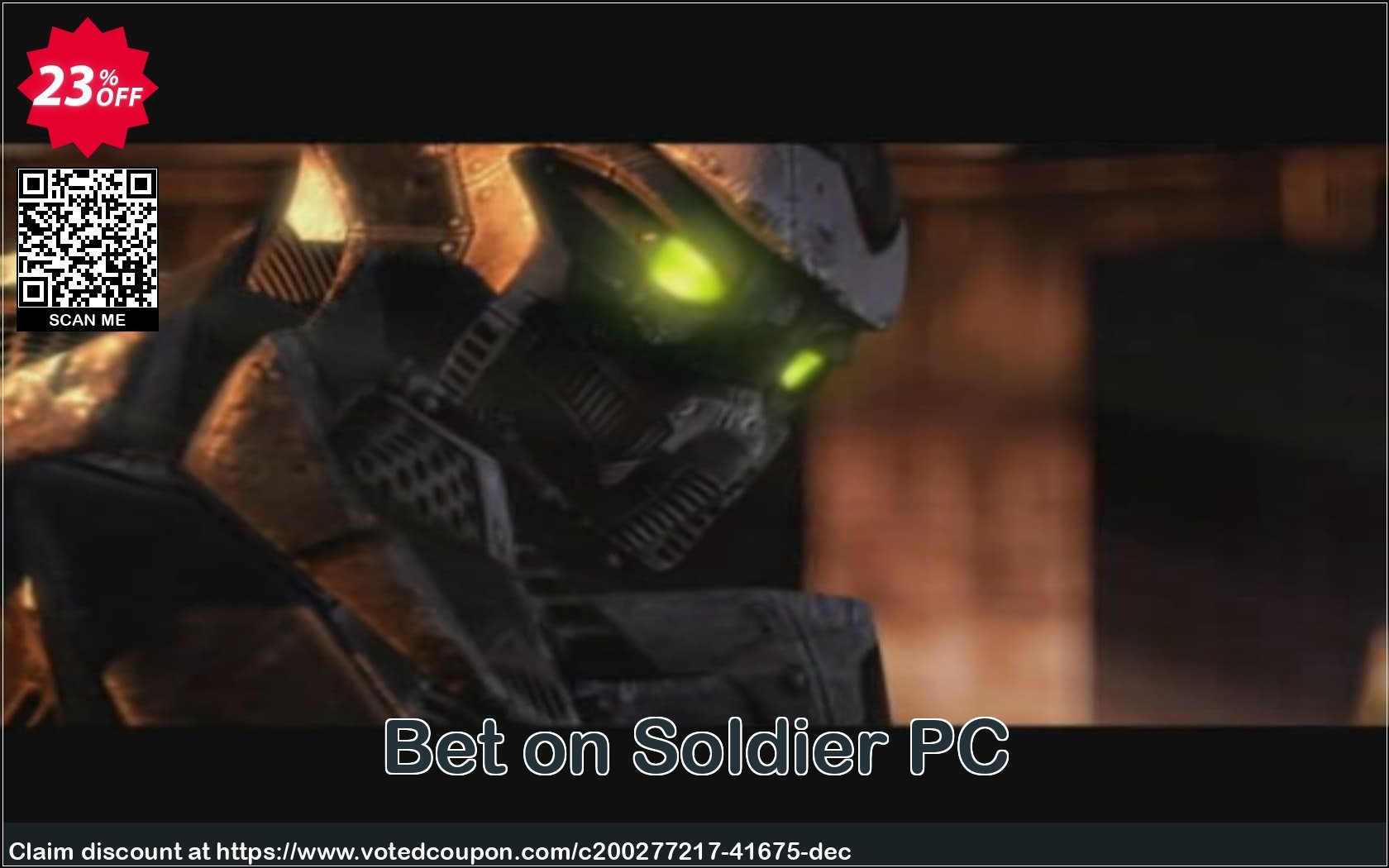 Bet on Soldier PC Coupon Code May 2024, 23% OFF - VotedCoupon