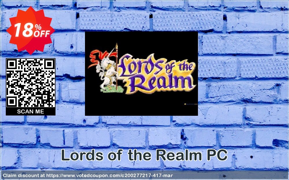 Lords of the Realm PC Coupon, discount Lords of the Realm PC Deal. Promotion: Lords of the Realm PC Exclusive offer 