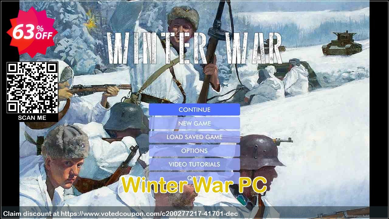 Winter War PC Coupon, discount Winter War PC Deal 2024 CDkeys. Promotion: Winter War PC Exclusive Sale offer 