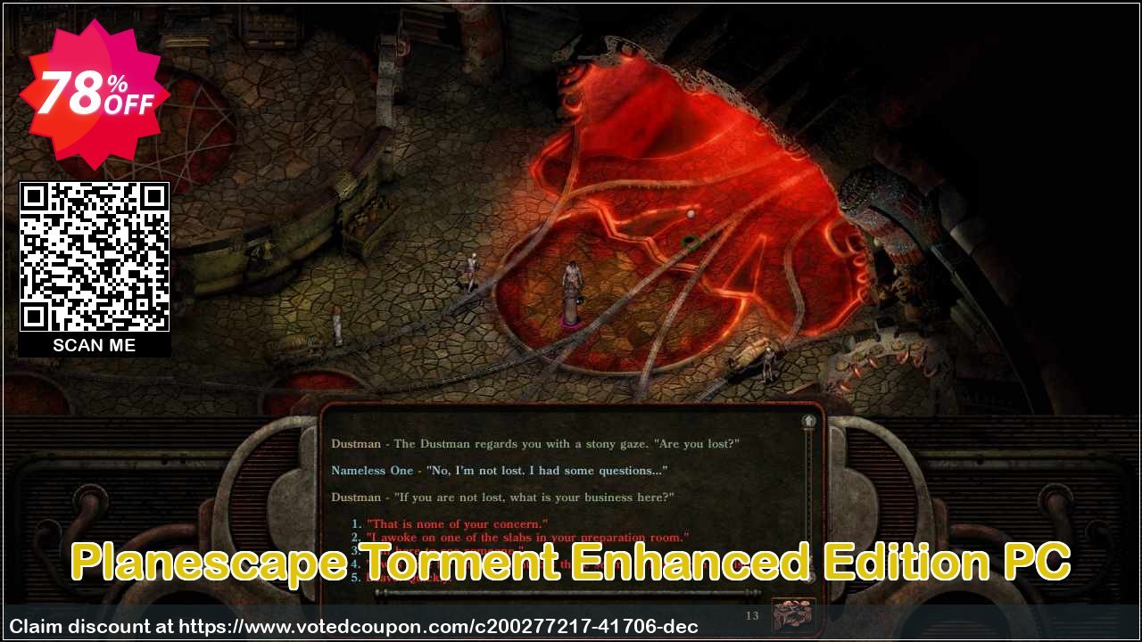 Planescape Torment Enhanced Edition PC Coupon, discount Planescape Torment Enhanced Edition PC Deal 2024 CDkeys. Promotion: Planescape Torment Enhanced Edition PC Exclusive Sale offer 