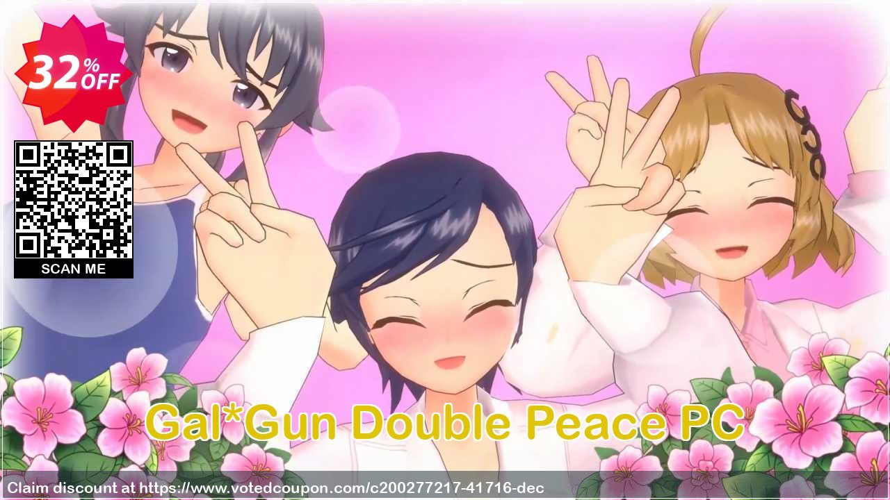 Gal*Gun Double Peace PC Coupon, discount Gal*Gun Double Peace PC Deal 2024 CDkeys. Promotion: Gal*Gun Double Peace PC Exclusive Sale offer 