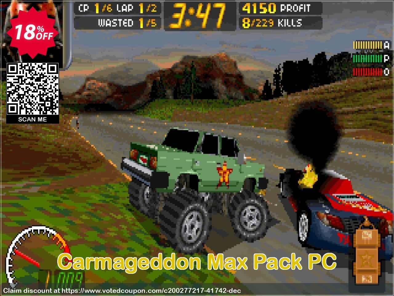 Carmageddon Max Pack PC Coupon, discount Carmageddon Max Pack PC Deal 2024 CDkeys. Promotion: Carmageddon Max Pack PC Exclusive Sale offer 