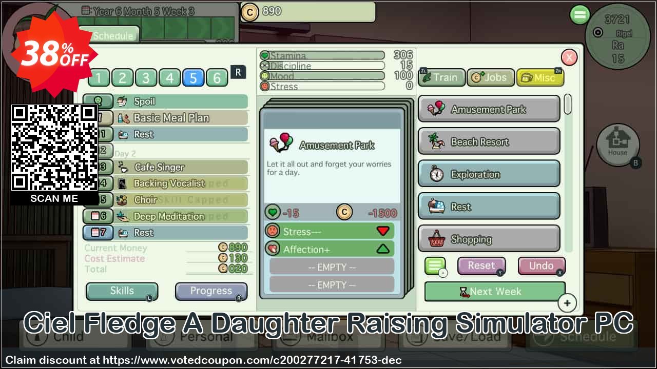 Ciel Fledge A Daughter Raising Simulator PC Coupon Code May 2024, 38% OFF - VotedCoupon