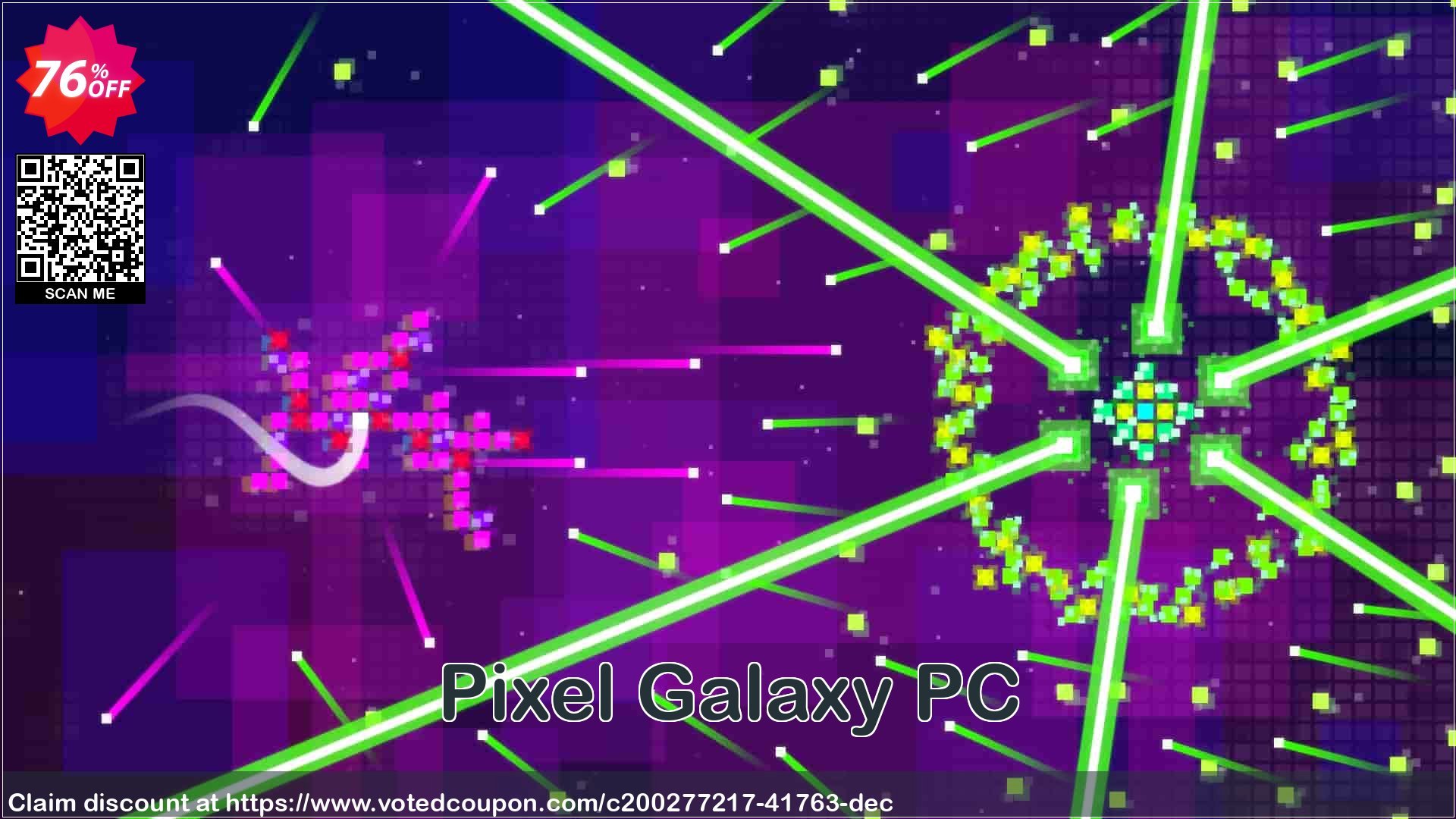 Pixel Galaxy PC Coupon, discount Pixel Galaxy PC Deal 2024 CDkeys. Promotion: Pixel Galaxy PC Exclusive Sale offer 