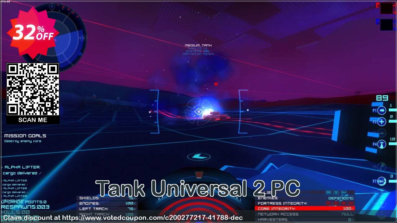 Tank Universal 2 PC Coupon, discount Tank Universal 2 PC Deal 2024 CDkeys. Promotion: Tank Universal 2 PC Exclusive Sale offer 