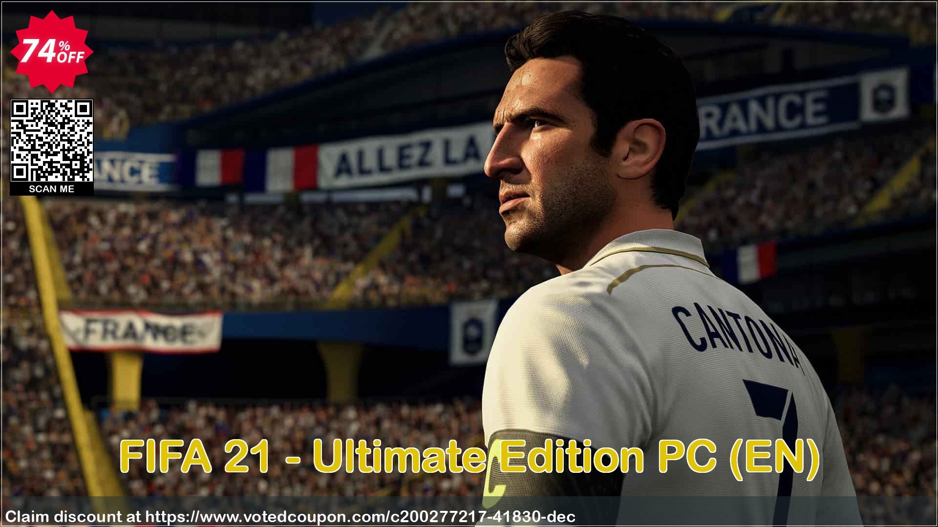 FIFA 21 - Ultimate Edition PC, EN  Coupon, discount FIFA 21 - Ultimate Edition PC (EN) Deal 2024 CDkeys. Promotion: FIFA 21 - Ultimate Edition PC (EN) Exclusive Sale offer 