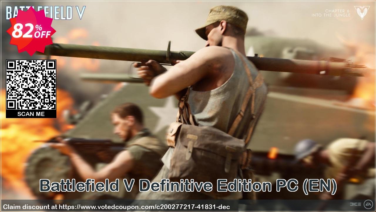 Battlefield V Definitive Edition PC, EN  Coupon, discount Battlefield V Definitive Edition PC (EN) Deal 2024 CDkeys. Promotion: Battlefield V Definitive Edition PC (EN) Exclusive Sale offer 