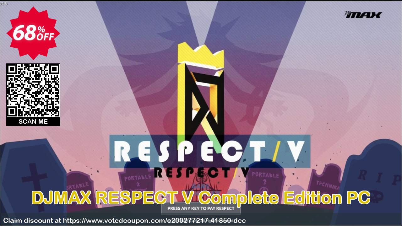 DJMAX RESPECT V Complete Edition PC Coupon, discount DJMAX RESPECT V Complete Edition PC Deal 2024 CDkeys. Promotion: DJMAX RESPECT V Complete Edition PC Exclusive Sale offer 