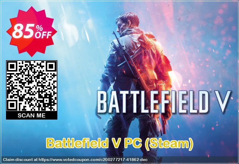 Battlefield V PC, Steam  Coupon Code May 2024, 85% OFF - VotedCoupon