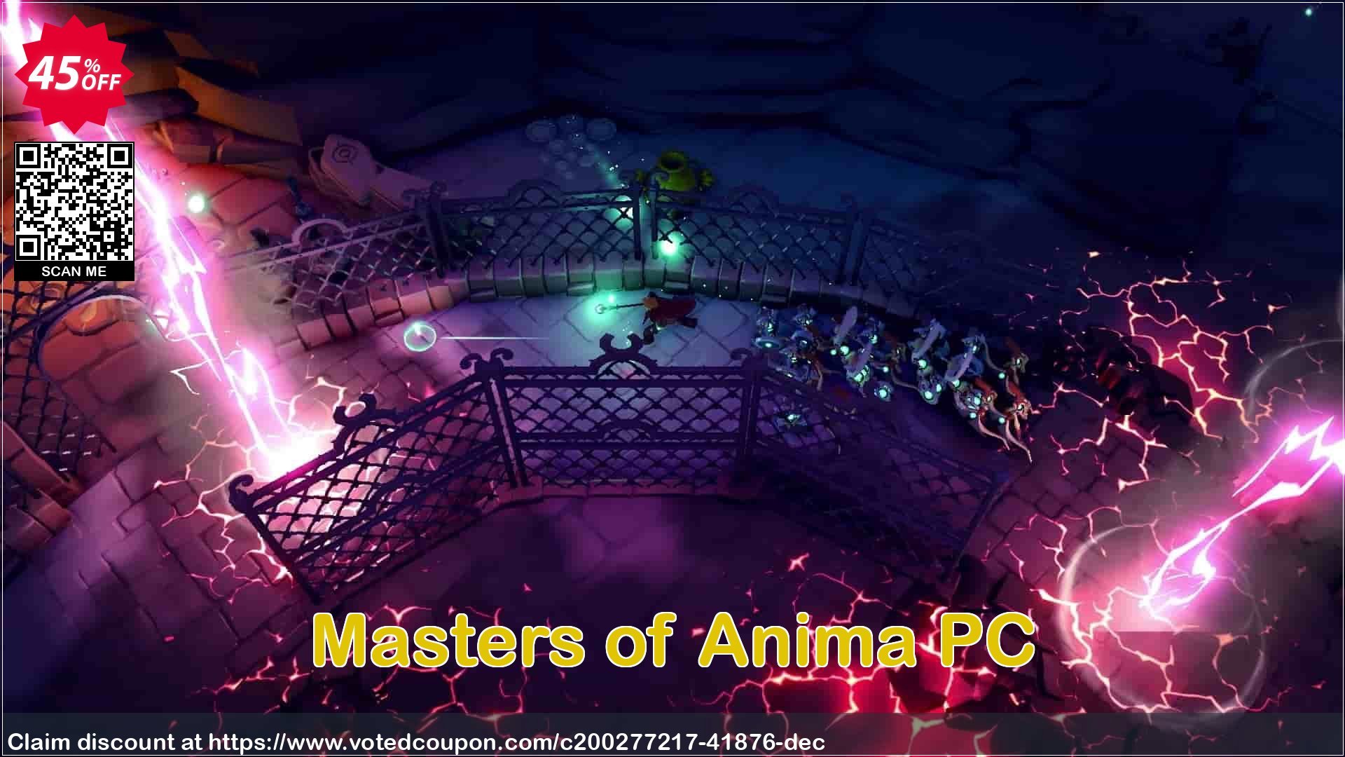 Masters of Anima PC Coupon, discount Masters of Anima PC Deal 2024 CDkeys. Promotion: Masters of Anima PC Exclusive Sale offer 