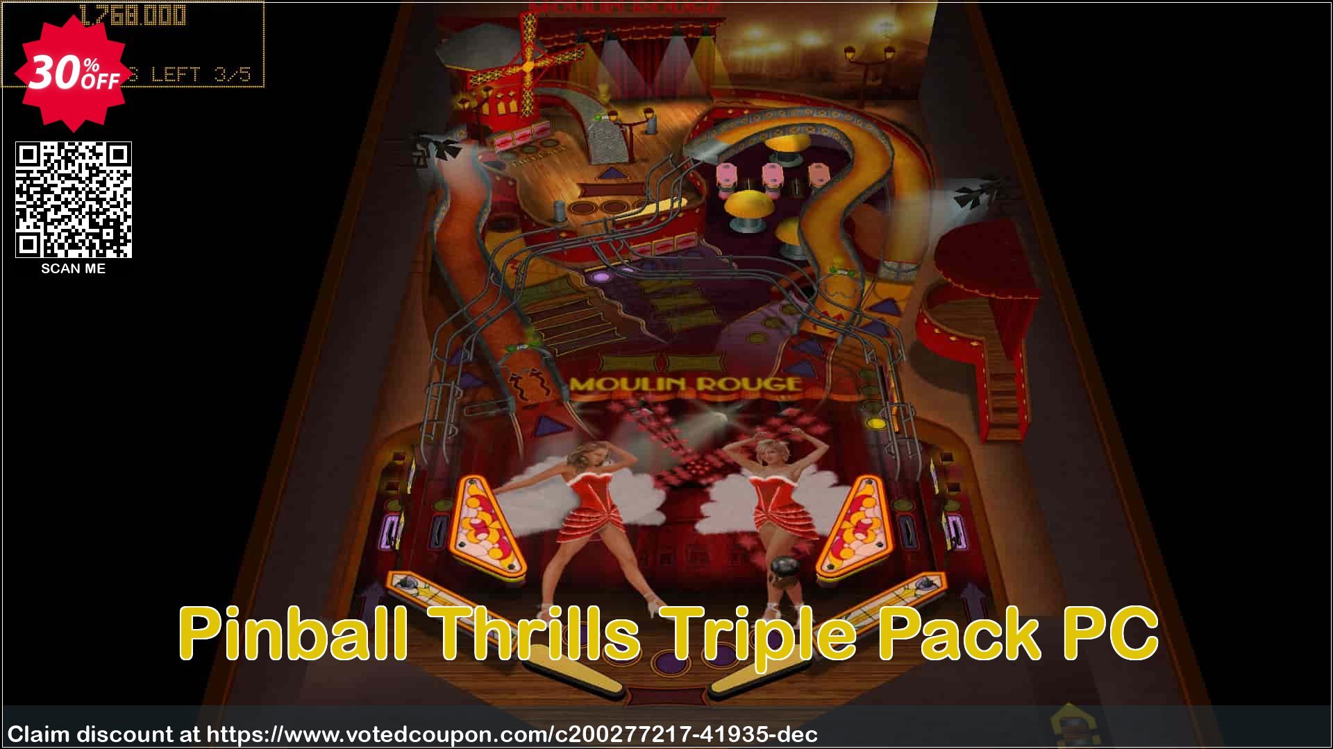 Pinball Thrills Triple Pack PC Coupon, discount Pinball Thrills Triple Pack PC Deal 2021 CDkeys. Promotion: Pinball Thrills Triple Pack PC Exclusive Sale offer 