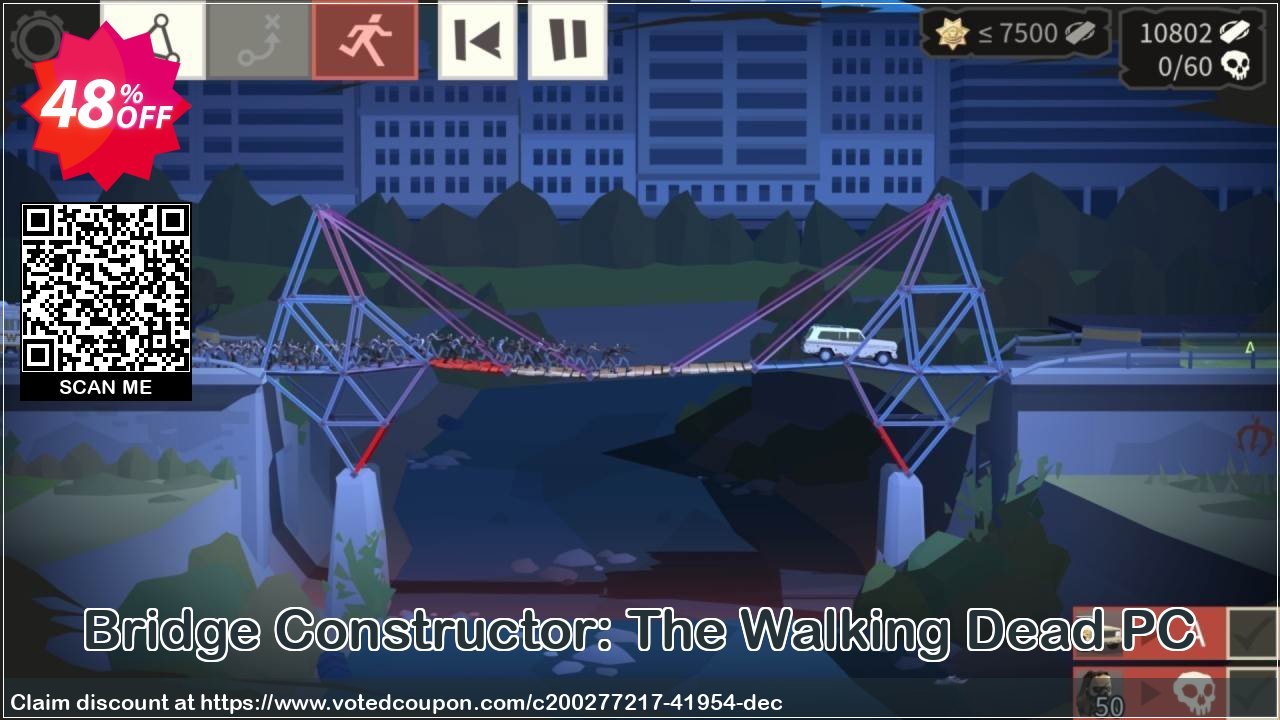 Bridge Constructor: The Walking Dead PC Coupon, discount Bridge Constructor: The Walking Dead PC Deal 2021 CDkeys. Promotion: Bridge Constructor: The Walking Dead PC Exclusive Sale offer 