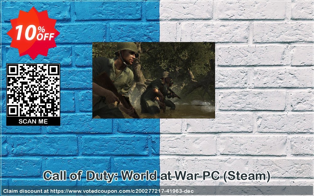 Call of Duty: World at War PC, Steam  Coupon, discount Call of Duty: World at War PC (Steam) Deal 2024 CDkeys. Promotion: Call of Duty: World at War PC (Steam) Exclusive Sale offer 