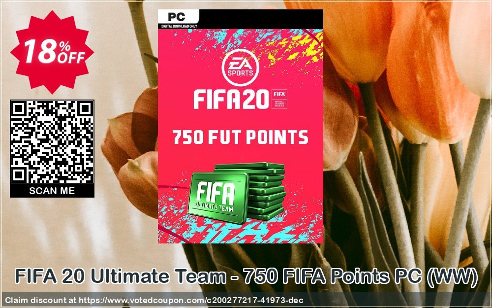 FIFA 20 Ultimate Team - 750 FIFA Points PC, WW  Coupon, discount FIFA 20 Ultimate Team - 750 FIFA Points PC (WW) Deal 2024 CDkeys. Promotion: FIFA 20 Ultimate Team - 750 FIFA Points PC (WW) Exclusive Sale offer 