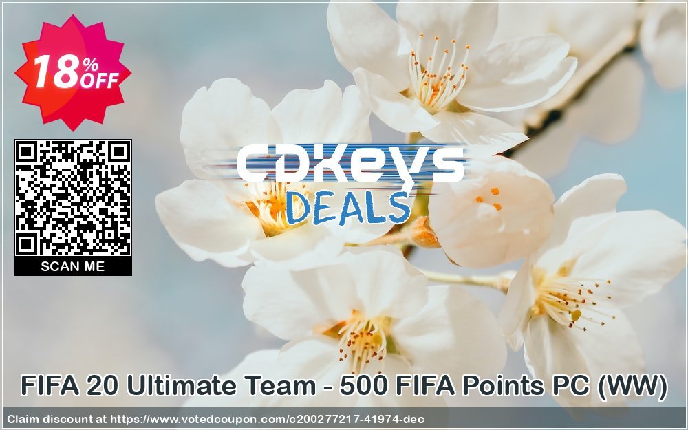 FIFA 20 Ultimate Team - 500 FIFA Points PC, WW  Coupon, discount FIFA 20 Ultimate Team - 500 FIFA Points PC (WW) Deal 2024 CDkeys. Promotion: FIFA 20 Ultimate Team - 500 FIFA Points PC (WW) Exclusive Sale offer 