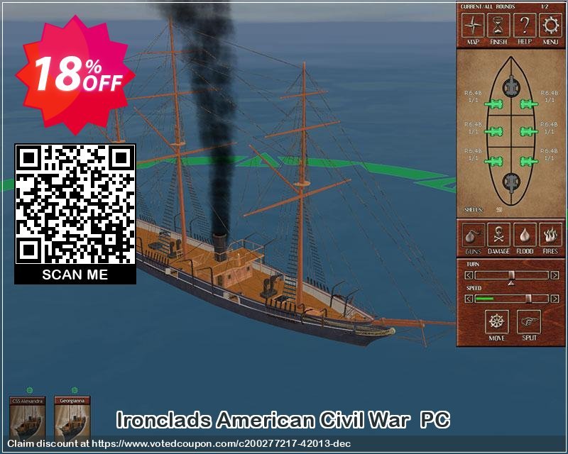 Ironclads American Civil War  PC Coupon Code May 2024, 18% OFF - VotedCoupon