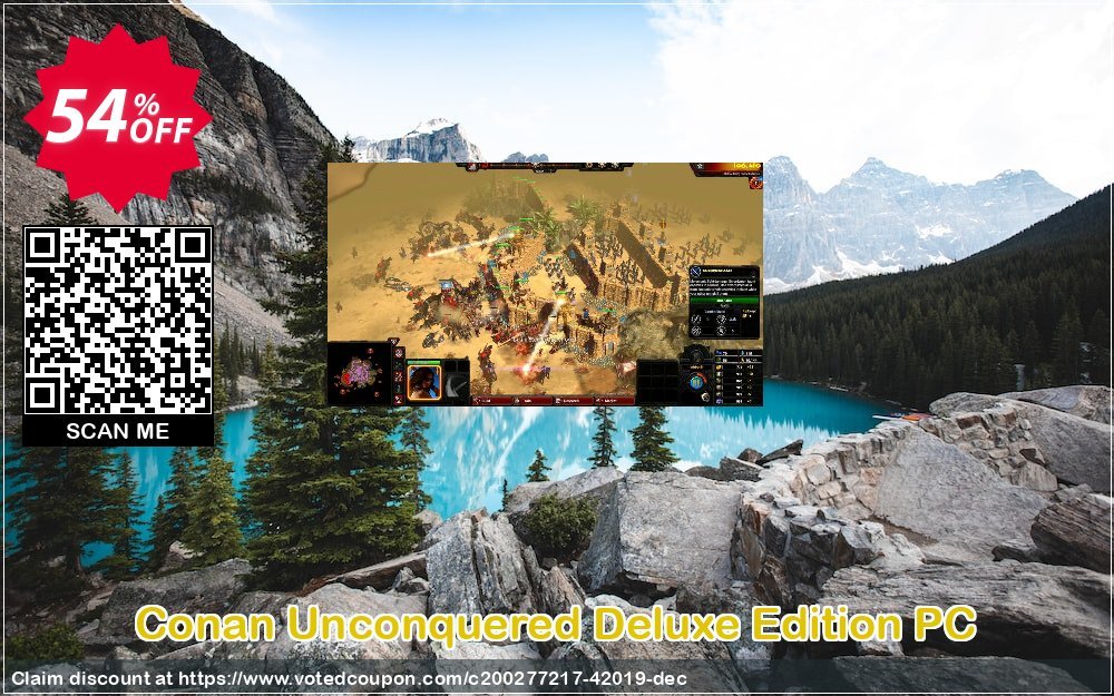 Conan Unconquered Deluxe Edition PC Coupon, discount Conan Unconquered Deluxe Edition PC Deal 2021 CDkeys. Promotion: Conan Unconquered Deluxe Edition PC Exclusive Sale offer 