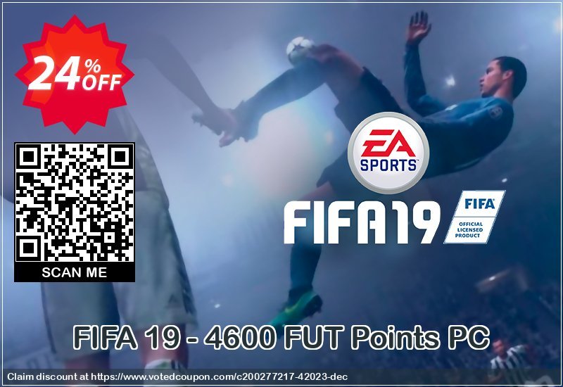 FIFA 19 - 4600 FUT Points PC Coupon Code May 2024, 24% OFF - VotedCoupon