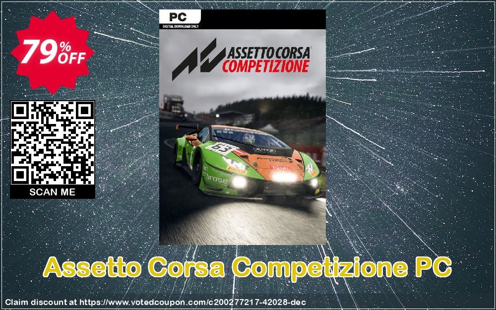 Assetto Corsa Competizione PC Coupon, discount Assetto Corsa Competizione PC Deal 2024 CDkeys. Promotion: Assetto Corsa Competizione PC Exclusive Sale offer 