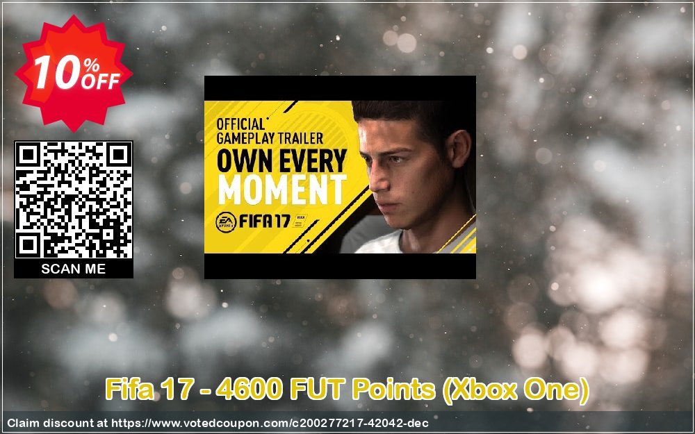 Fifa 17 - 4600 FUT Points, Xbox One  Coupon, discount Fifa 17 - 4600 FUT Points (Xbox One) Deal 2024 CDkeys. Promotion: Fifa 17 - 4600 FUT Points (Xbox One) Exclusive Sale offer 