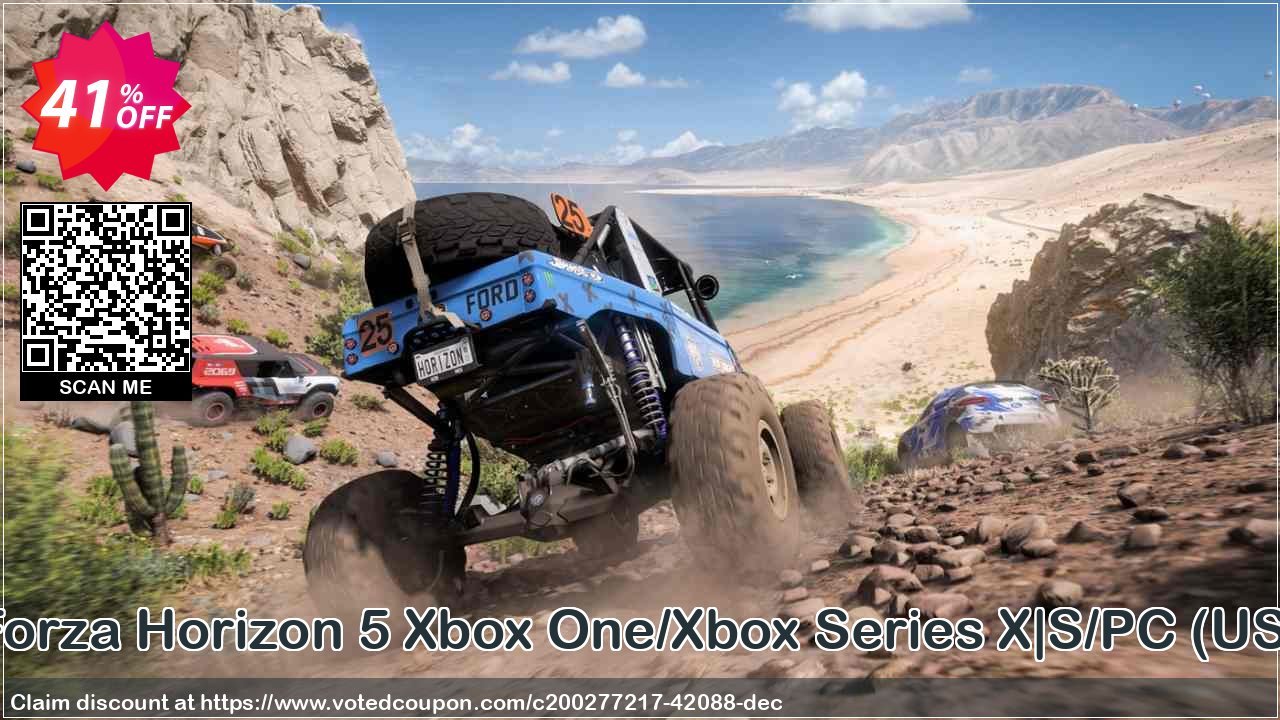 Forza Horizon 5 Xbox One/Xbox Series X|S/PC, US  Coupon, discount Forza Horizon 5 Xbox One/Xbox Series X|S/PC (US) Deal 2024 CDkeys. Promotion: Forza Horizon 5 Xbox One/Xbox Series X|S/PC (US) Exclusive Sale offer 