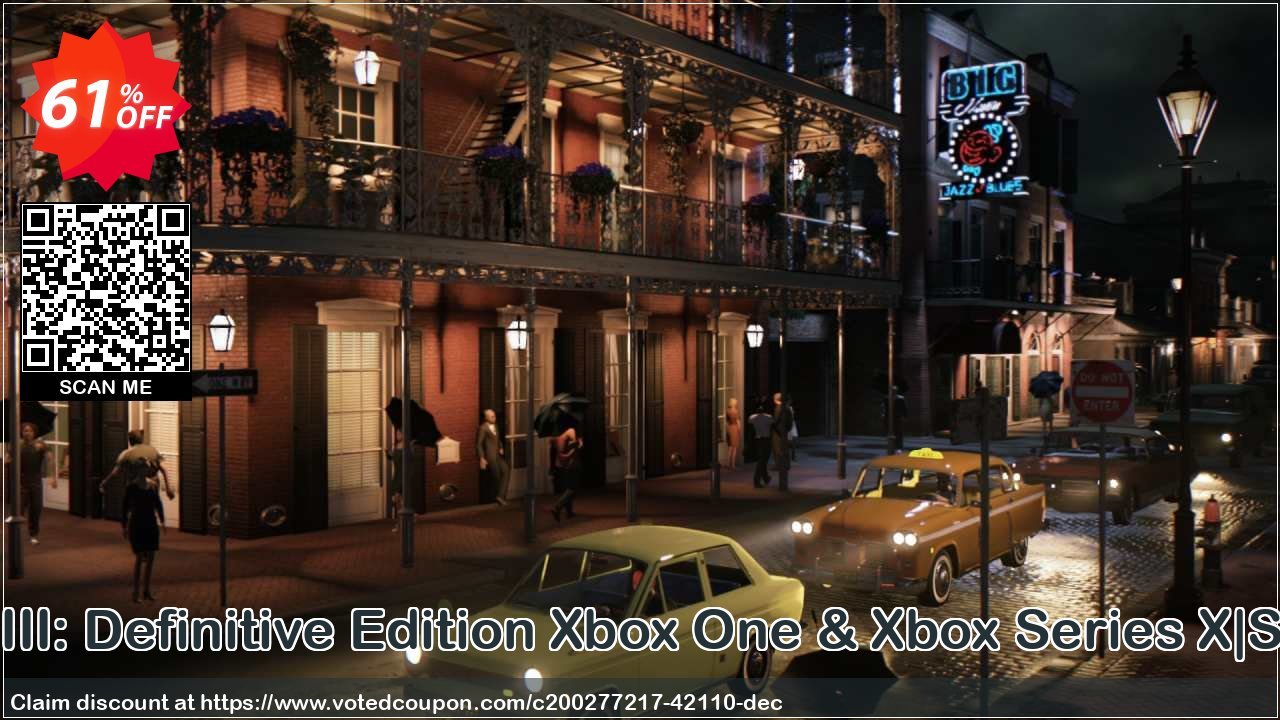 Mafia III: Definitive Edition Xbox One & Xbox Series X|S, WW  Coupon, discount Mafia III: Definitive Edition Xbox One & Xbox Series X|S (WW) Deal 2024 CDkeys. Promotion: Mafia III: Definitive Edition Xbox One & Xbox Series X|S (WW) Exclusive Sale offer 