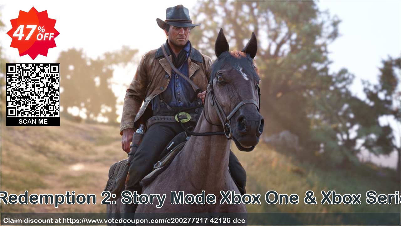 Red Dead Redemption 2: Story Mode Xbox One & Xbox Series X|S, US  Coupon Code Apr 2024, 47% OFF - VotedCoupon