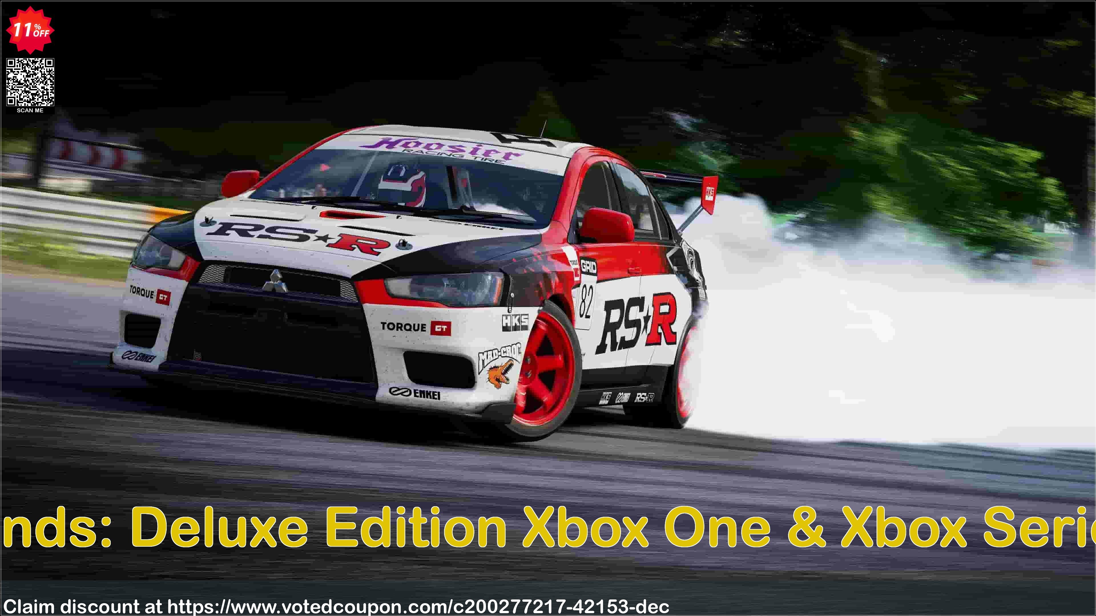 GRID Legends: Deluxe Edition Xbox One & Xbox Series X|S, US  Coupon Code May 2024, 11% OFF - VotedCoupon