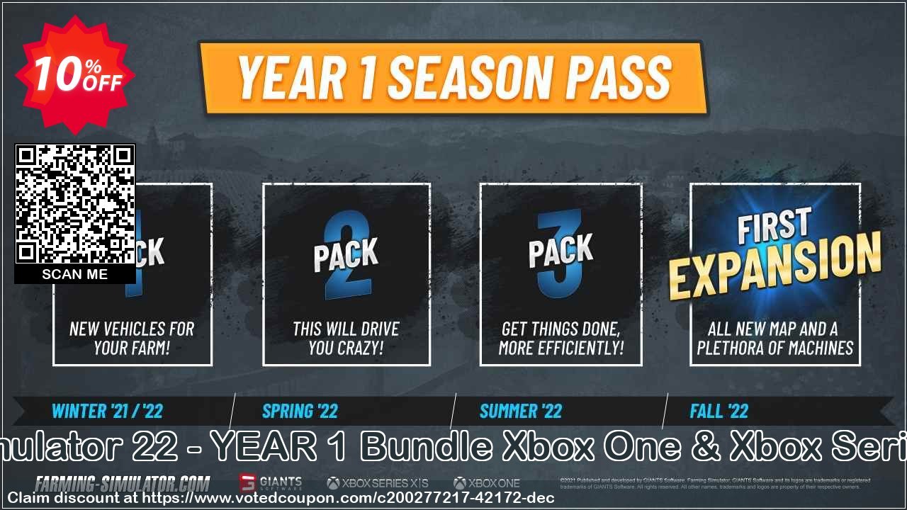 Farming Simulator 22 - YEAR 1 Bundle Xbox One & Xbox Series X|S, WW  Coupon Code May 2024, 10% OFF - VotedCoupon