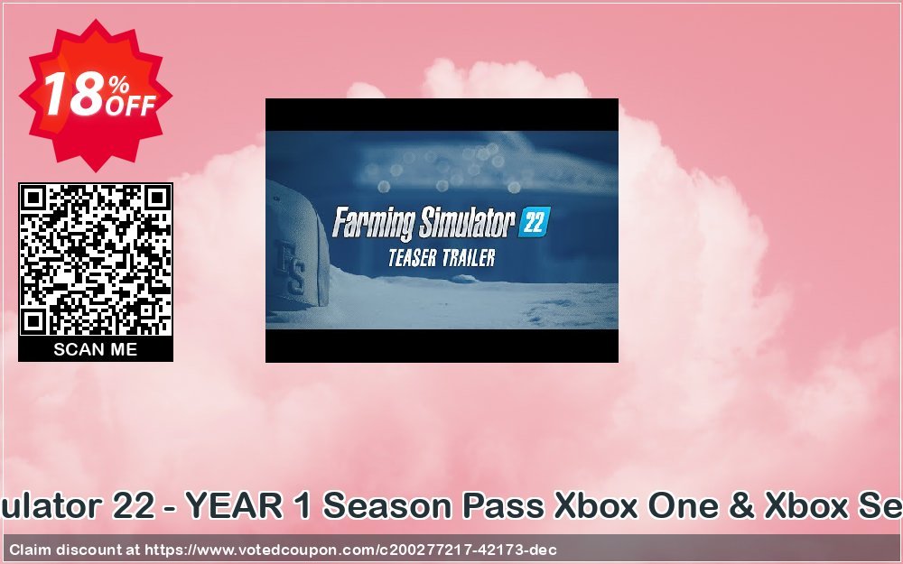 Farming Simulator 22 - YEAR 1 Season Pass Xbox One & Xbox Series X|S, EU  Coupon, discount Farming Simulator 22 - YEAR 1 Season Pass Xbox One & Xbox Series X|S (EU) Deal 2024 CDkeys. Promotion: Farming Simulator 22 - YEAR 1 Season Pass Xbox One & Xbox Series X|S (EU) Exclusive Sale offer 