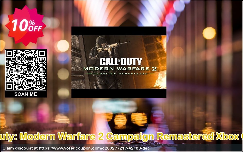 Call of Duty: Modern Warfare 2 Campaign Remastered Xbox One, EU  Coupon, discount Call of Duty: Modern Warfare 2 Campaign Remastered Xbox One (EU) Deal 2024 CDkeys. Promotion: Call of Duty: Modern Warfare 2 Campaign Remastered Xbox One (EU) Exclusive Sale offer 