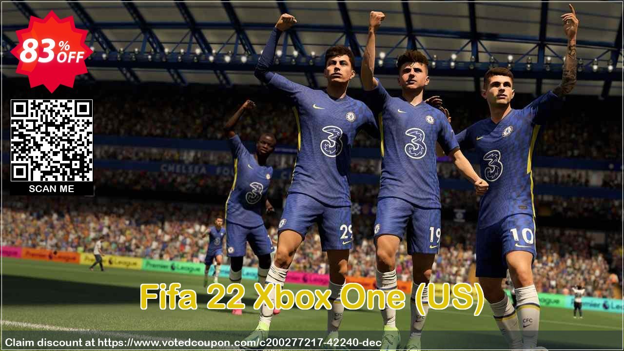 Fifa 22 Xbox One, US  Coupon, discount Fifa 22 Xbox One (US) Deal 2024 CDkeys. Promotion: Fifa 22 Xbox One (US) Exclusive Sale offer 