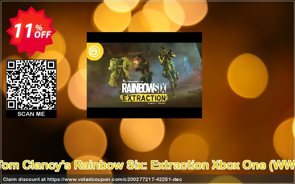 Tom Clancy's Rainbow Six: Extraction Xbox One, WW  Coupon Code May 2024, 11% OFF - VotedCoupon